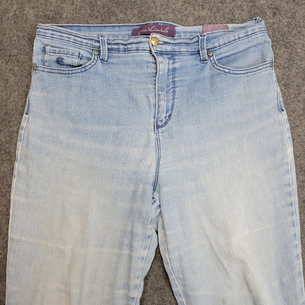 Gloria Vanderbilt Jeans Womens 12 Blue Denim Stretch Straight Leg LOT BUNDLE - Picture 9 of 13